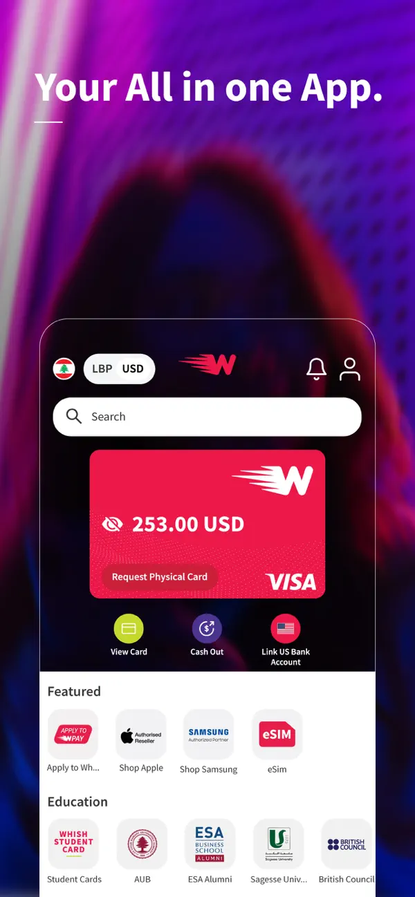 Screenshot #1 pour Whish Money