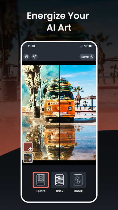 Picadelic AI Effects in Motion iPhone screenshot 7 - Photo & Video app
