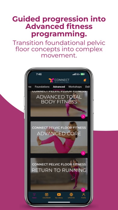 Connect Pelvic Floor Fitness iPhone screenshot 4 - Health & Fitness app
