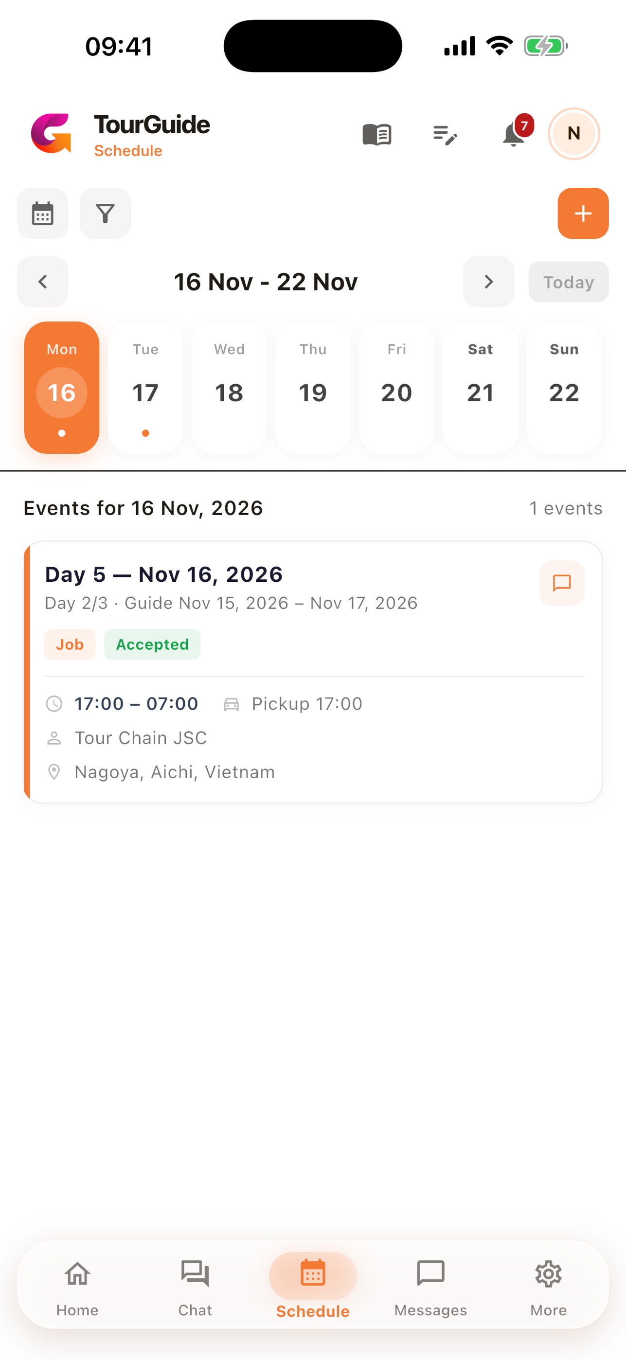 Screenshot 2 of Tour Guide Chain