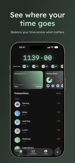 timevest - Invest Your Time screenshot 2