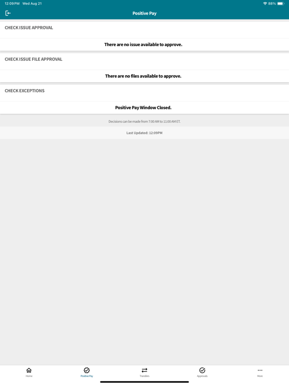 CTB Business Mobile iPad screenshot 5 - Finance app