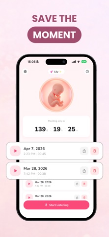 Baby Heartbeat Monitor: Bumpi iPhone screenshot