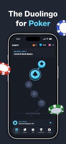 Poker Skill - Learn Holdem iPhone screenshot