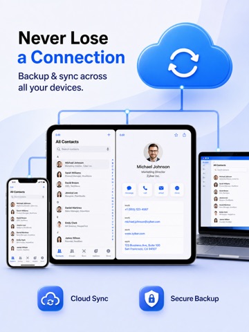 Business Card Scanner Contacts iPad screenshot