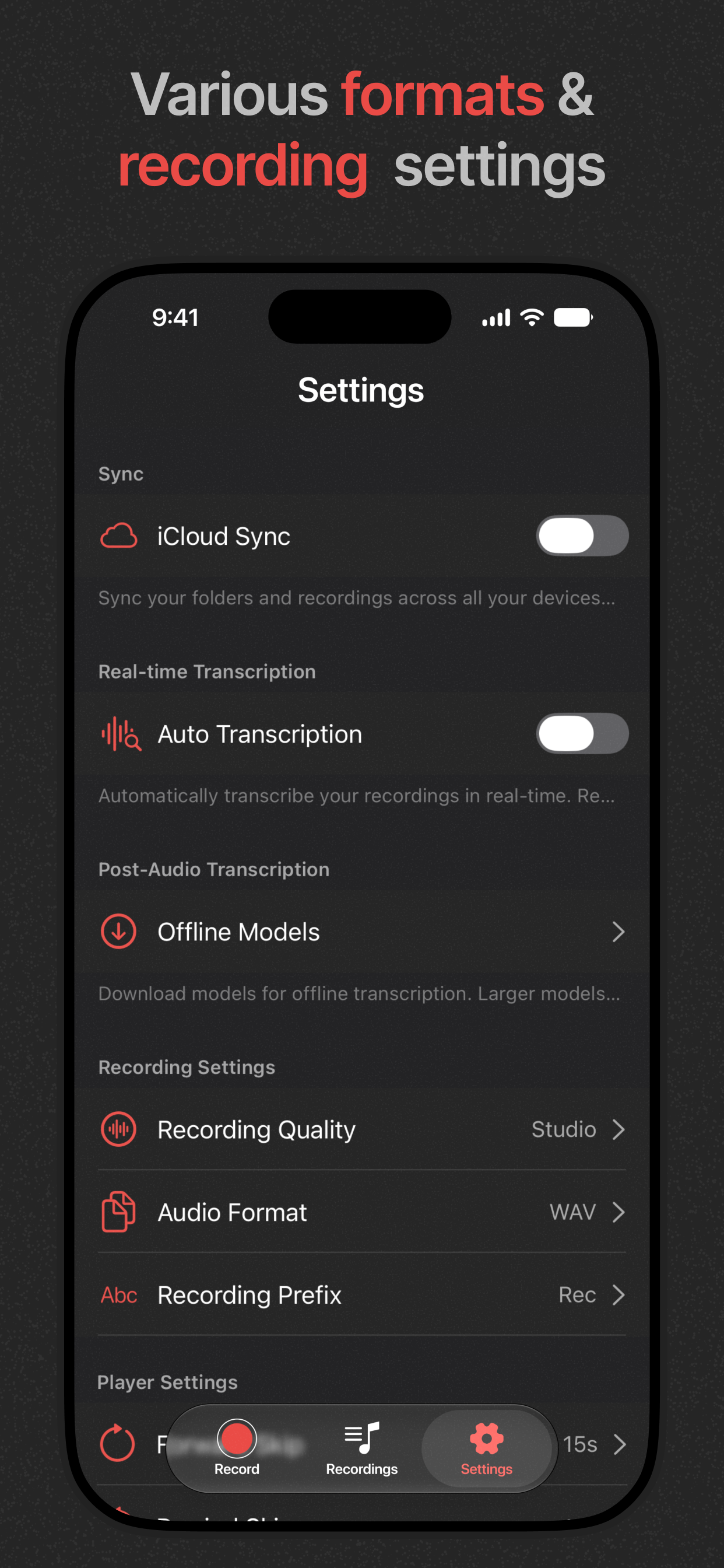 Recorder Pro: Voice Recorder screenshot 7