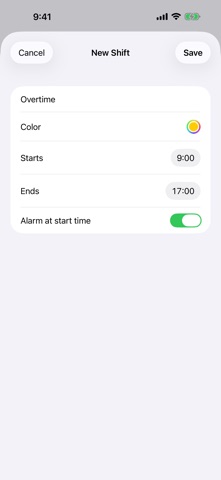 Shift Alarm and Shift Schedule Screenshot 3 of 5
