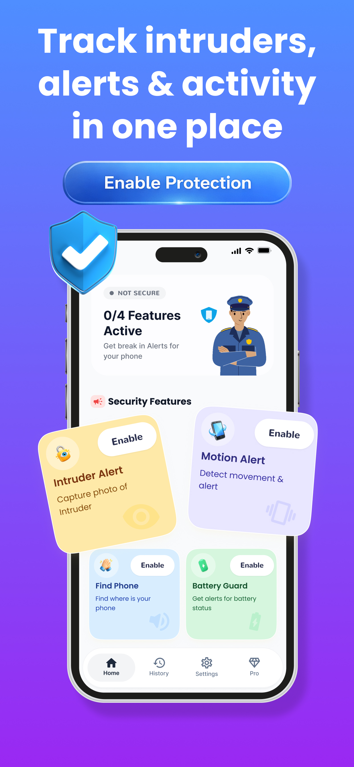 SafePhone - Touch Alert WTMP screenshot 5