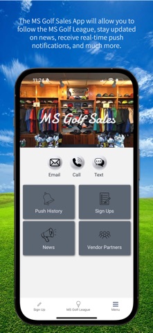 MS Golf Sales Screenshot 1 of 2