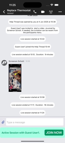 Penske Quick Connect iPhone screenshot