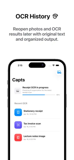 Capts: Photo OCR Scanner screenshot 3