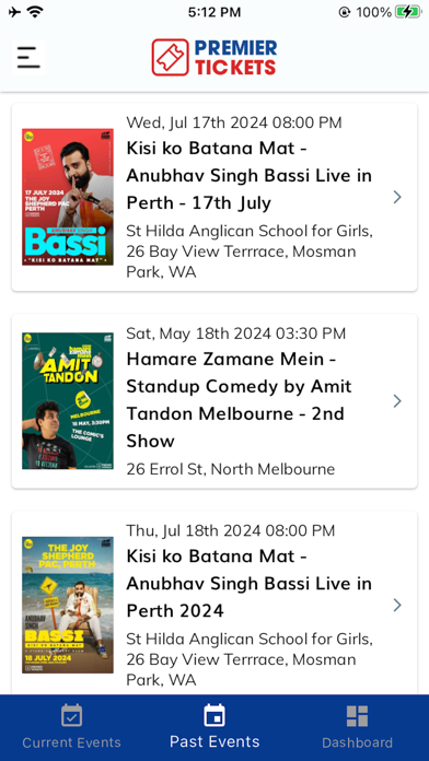 Premier Tickets Promoter Screenshot