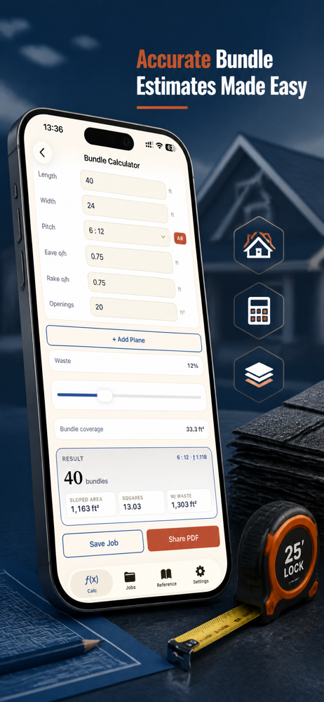 ShingleKit: Roofing Calculator screenshot 3