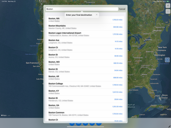 RV Trip Co-pilot iPad screenshot 5 - Travel app