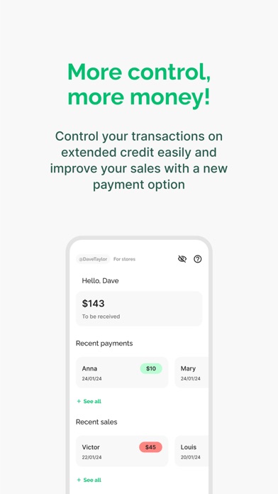 Crediado - Sales management Screenshot