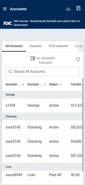 First Carolina Bank Business screenshot 2