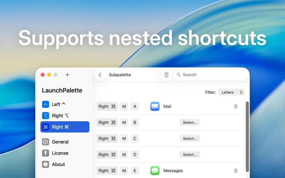 Screenshot 2 of LaunchPalette – App Switcher 1.11.5