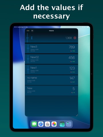 Counter - Count & Sum iPad screenshot