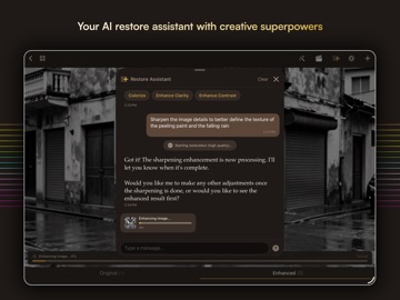 Sogni Restore: Fix Old Photos iPad screenshot