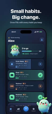 Filiz: HabitTracker Screenshot 1 of 5