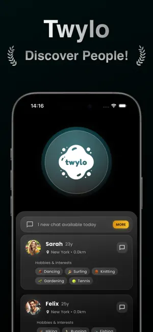 Twylo - Discover People! screenshot 1