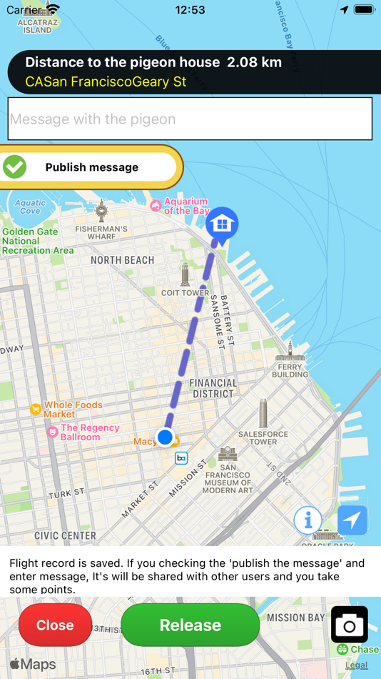#2. Race Pigeon (iOS) 由: STUDIO SHIN