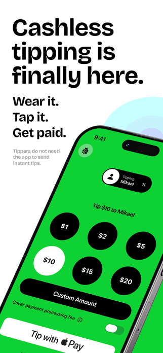 Tipstr - Cashless Tipping App Screenshot 1 of 4