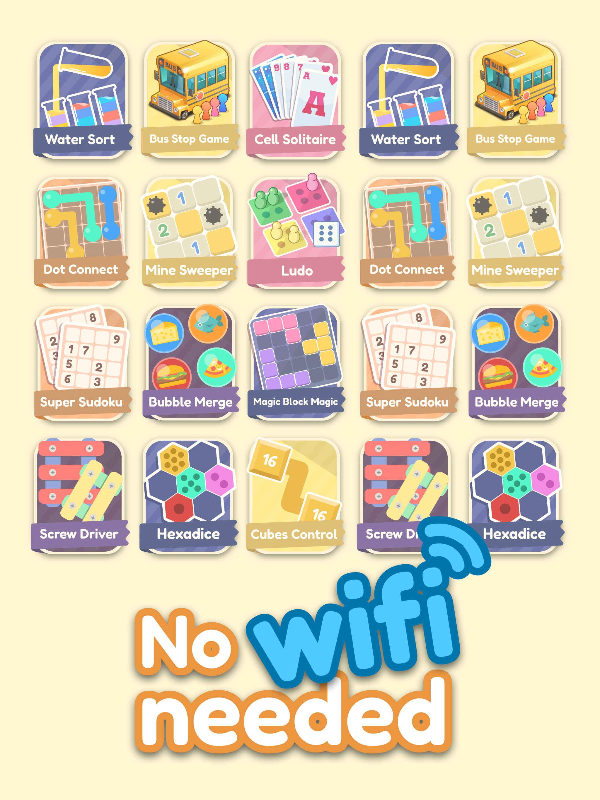 No internet - Offline Games