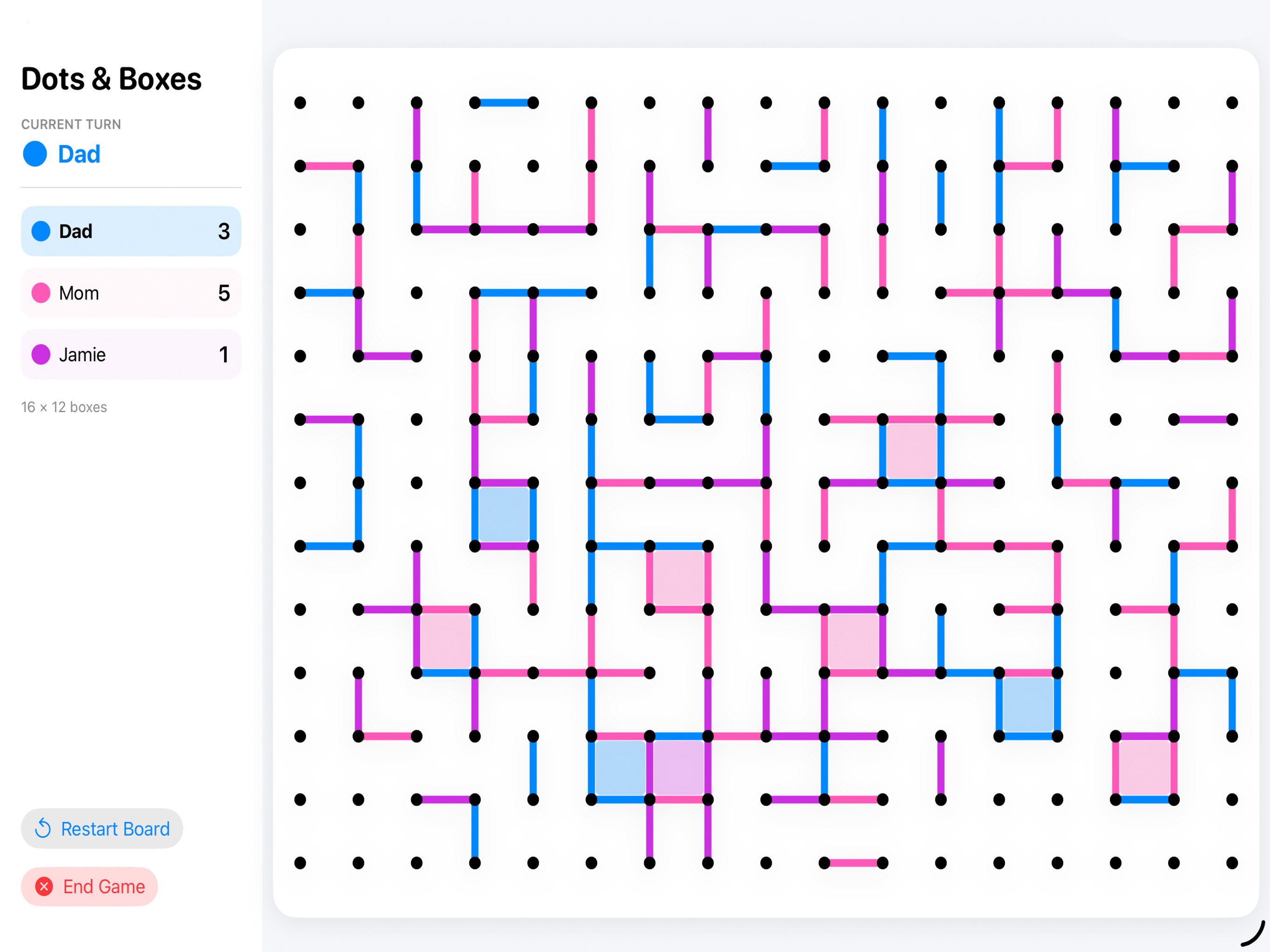 Dots & Boxes Together screenshot 7