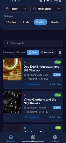 Scene Scout: Events Nearby screenshot