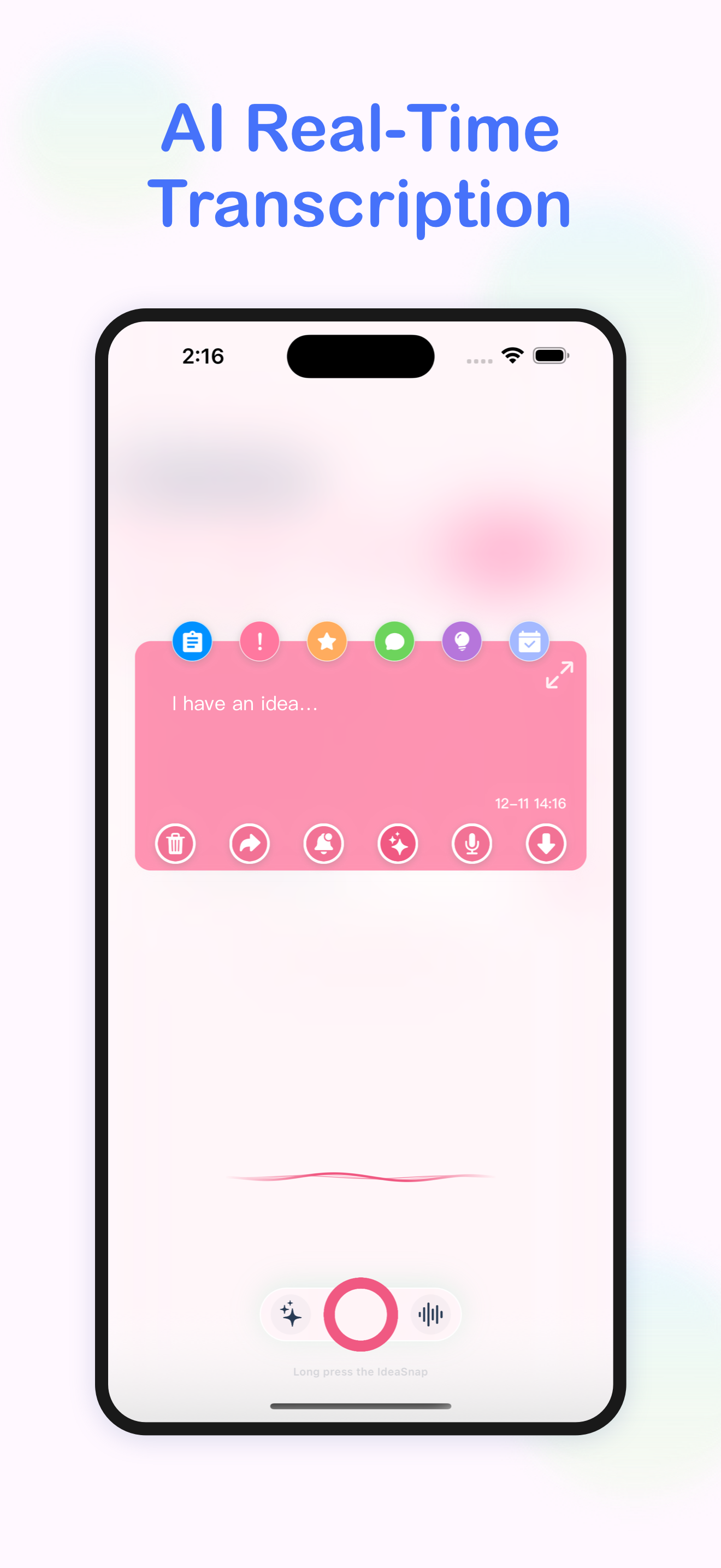 IdeaSnap: AI Voice Notes&Tasks