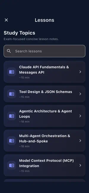 Claude Code Architect Exam screenshot 2