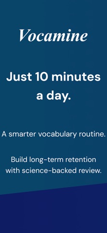 Vocamine: Vocabulary Flashcard screenshot