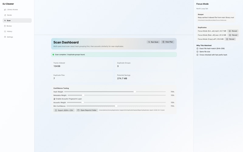 DJ Duplicate Cleaner screenshot 2