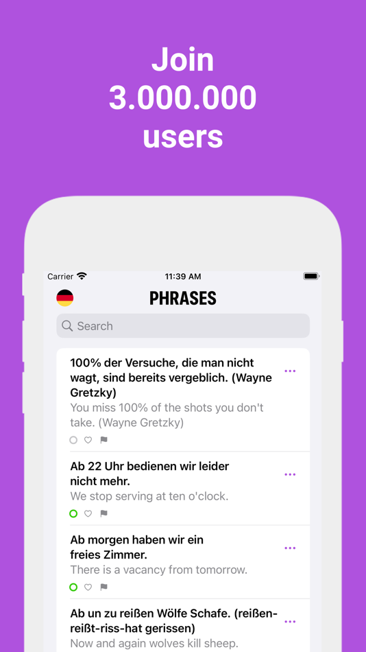 #5. Phrases - Learn Languages Fast (iOS) Ved: Andrey Lebedev