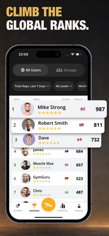 Push Up Counter GOLDEN PushUps Screenshot 6 of 9
