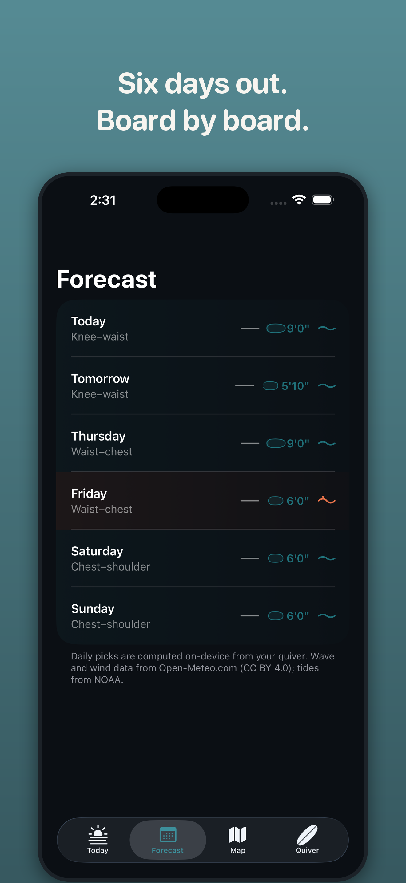 Boardcall: Surf Briefing screenshot 3