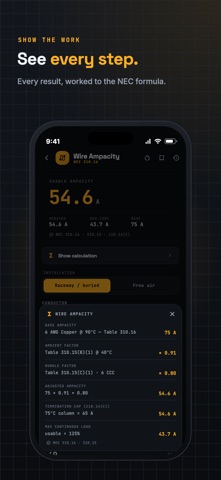 Voltkit: NEC Conduit Fill Calc Screenshot 7 of 9
