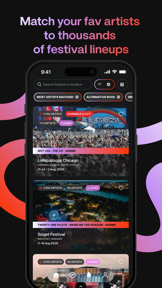 Festiveo Festival Rave Planner screenshot