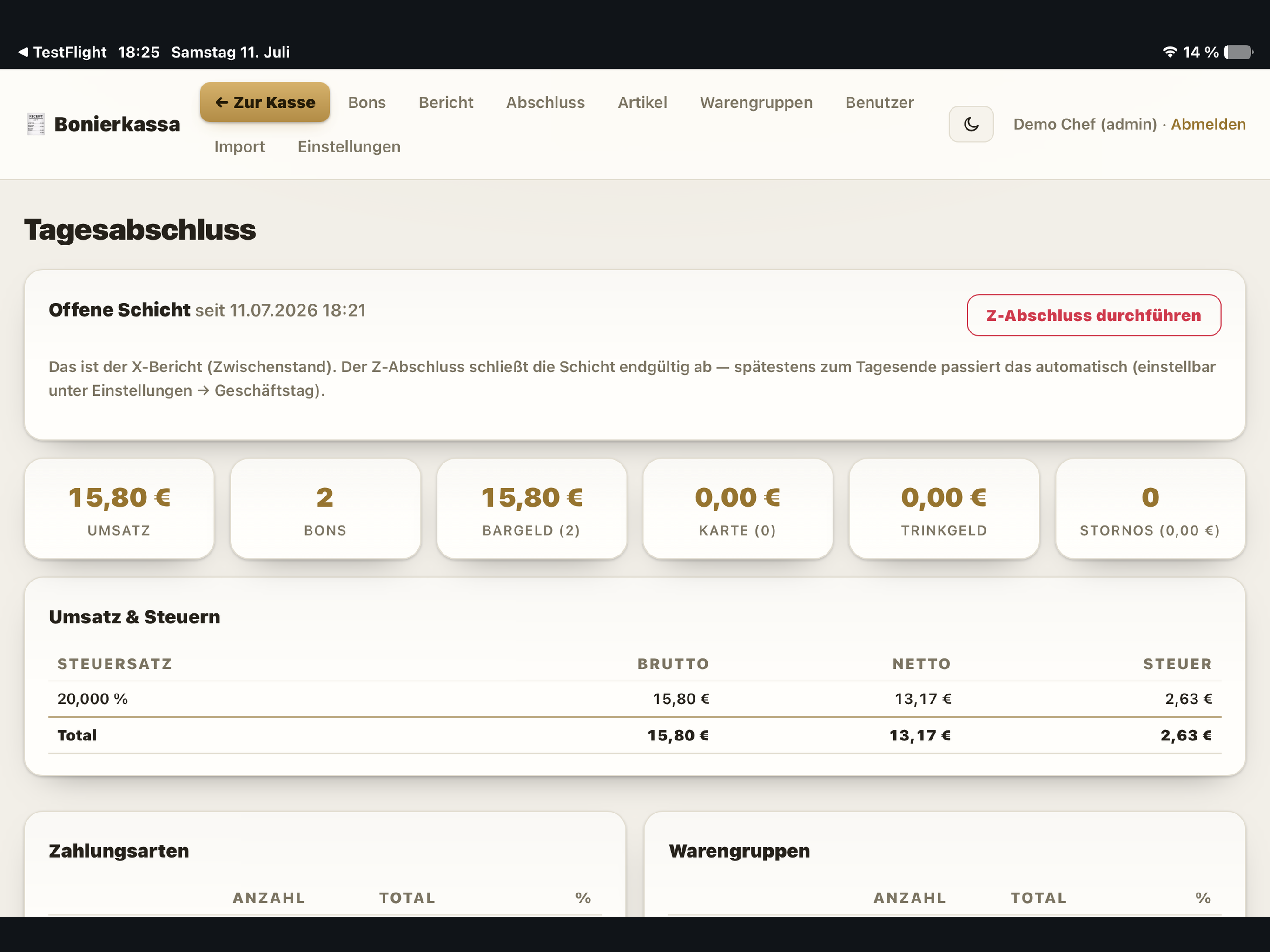 Bonierkassa screenshot 10