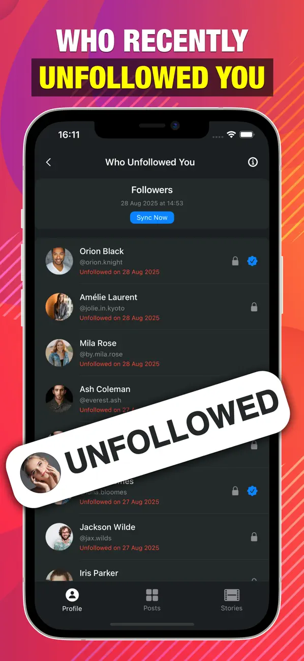 Screenshot #3 pour Social Scan: Followers Tracker