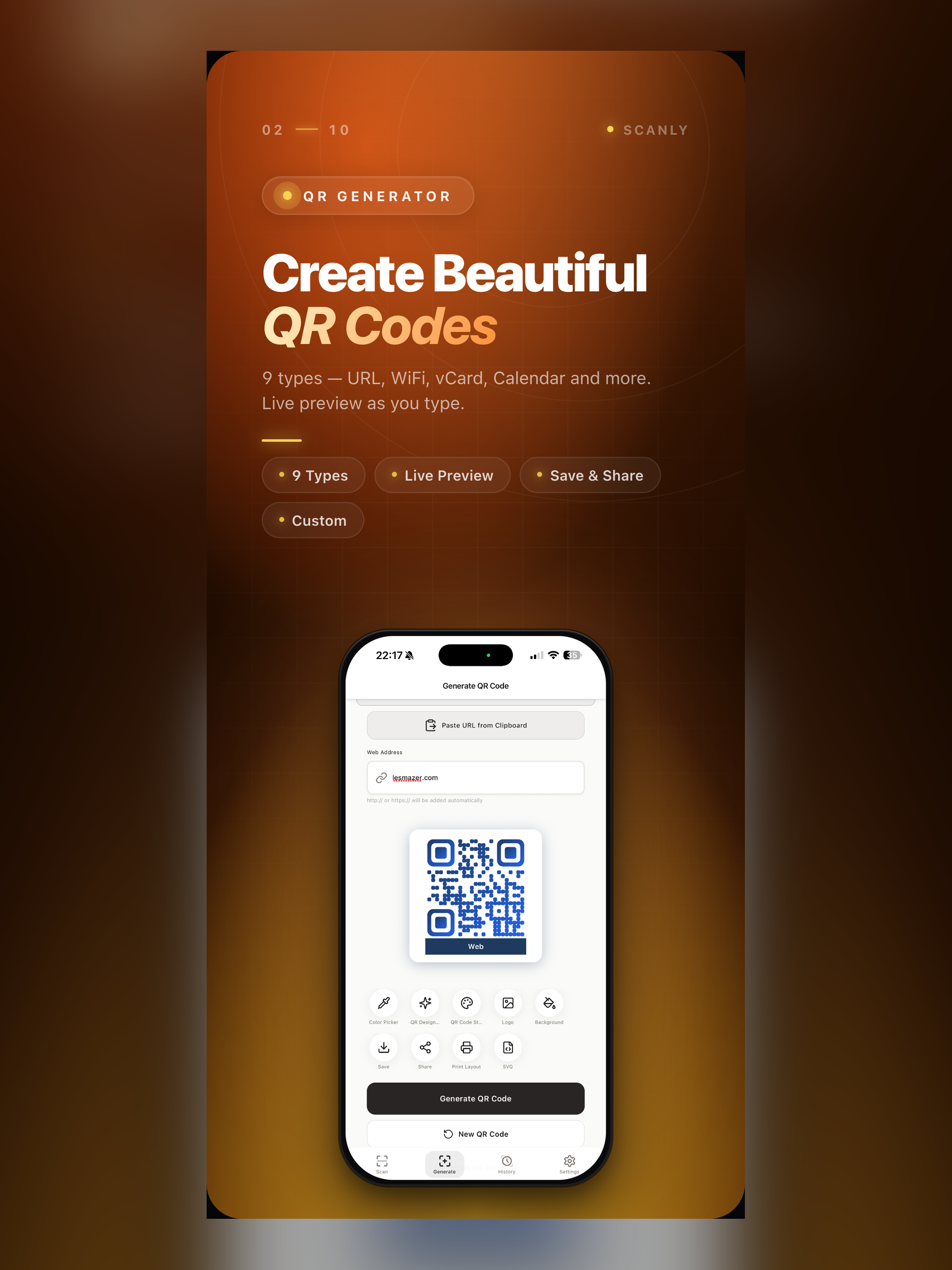 Scanly: QR Scanner & Generator