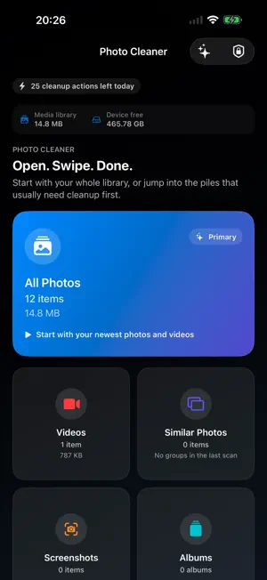 Photo Cleaner: Swipe screenshot 1