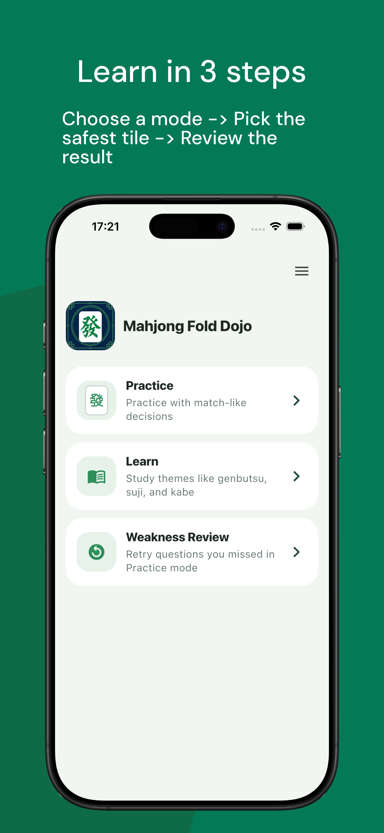 Mahjong Fold Dojo