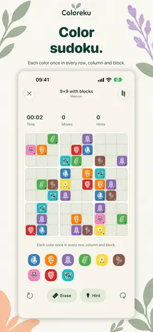 Coloreku: Queens Sudoku Puzzle screenshot 2