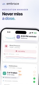 Embrace Family Health Tracking screenshot