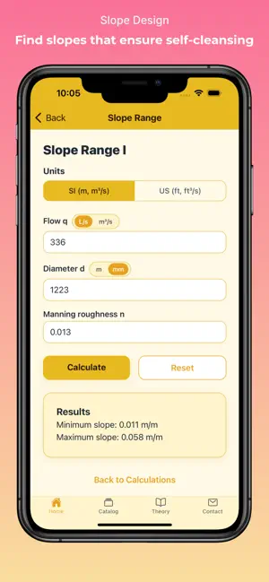 Sewer Pipe Calculator screenshot 4