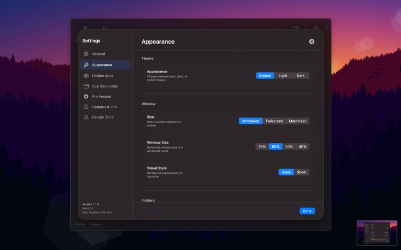App screenshot