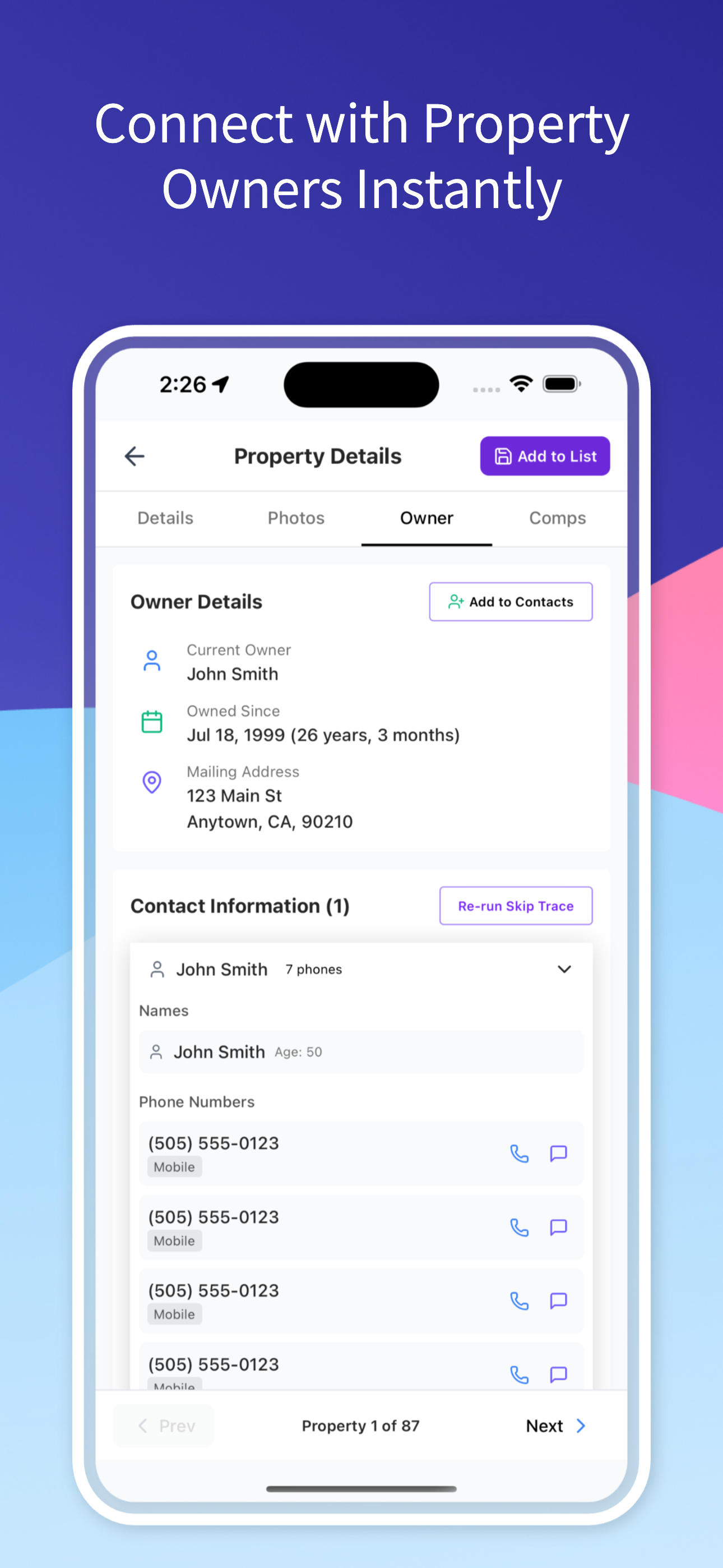 JustPropertySearch screenshot 4