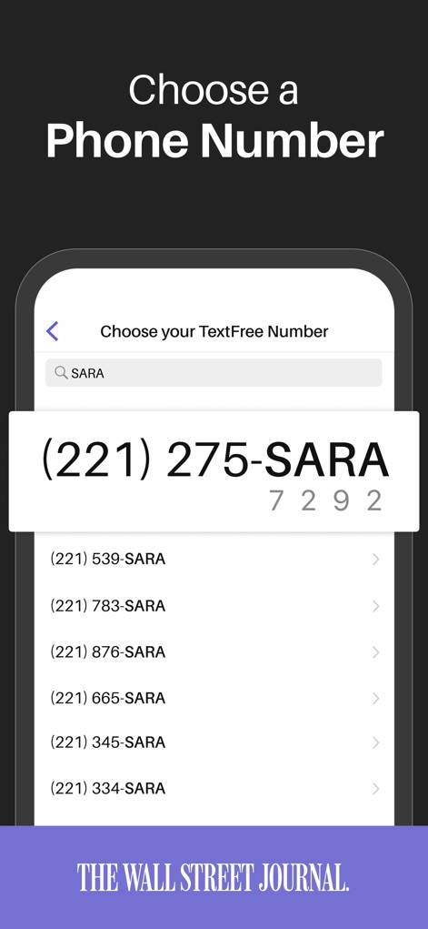 Text Free: Second Phone Number - Personalized Number Selection